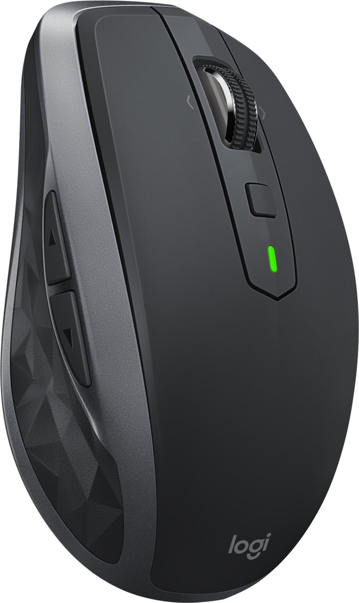 Logitech MX Anywhere 2S Wireless Mouse (BT) - Graphite - Mus - Laser - 7 knapper - Grå