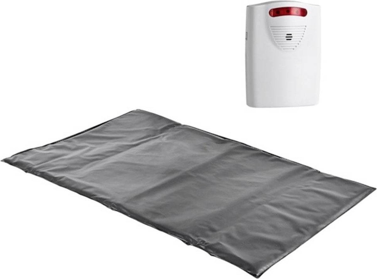 PENTATECH Tapis de contact avec alarme sans fil TMF01 noir 95 dB 33621