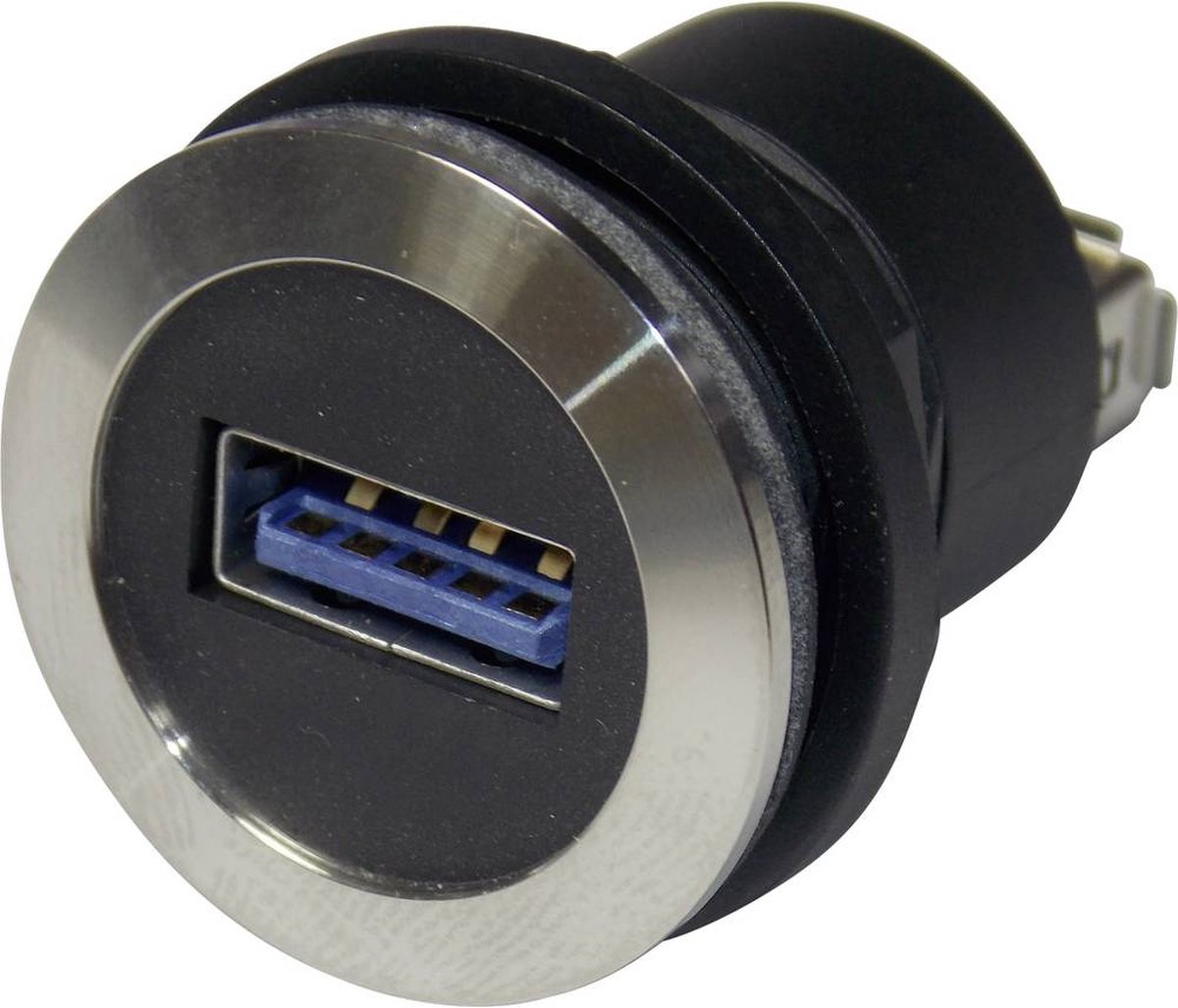 Embase embase femelle USB 3.0 Avant: USB type A · Arrière: USB type A Schlegel RRJVA_USB3_AA