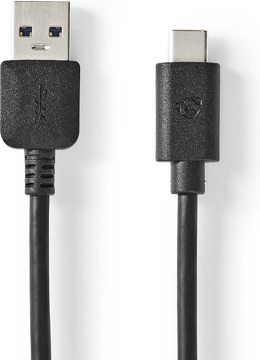 Nedis - USB-C cable - 24 pin USB-C to USB Type A - 1 m