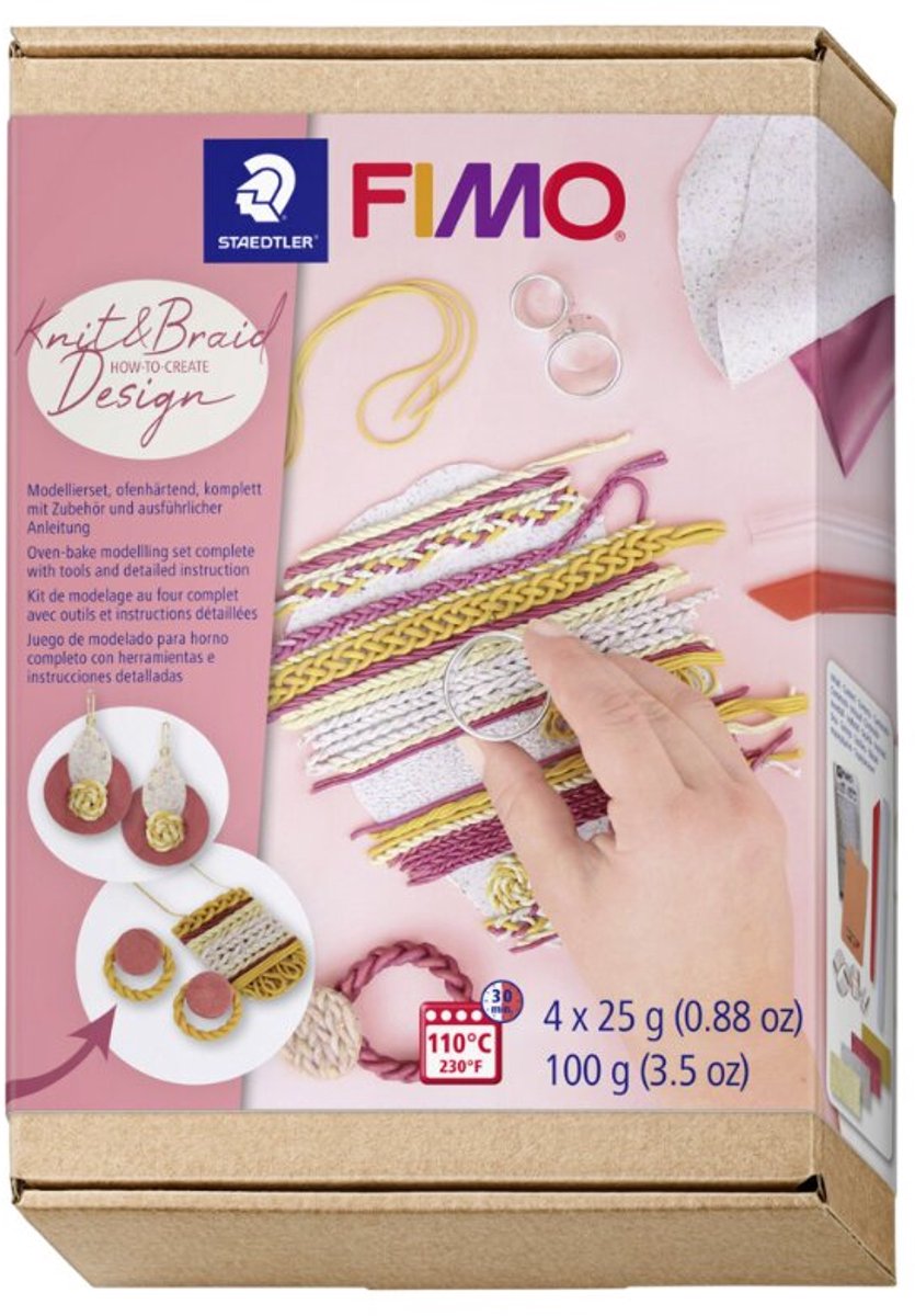 Staedtler Set FIMO modeller FIMO HtC knit & braid