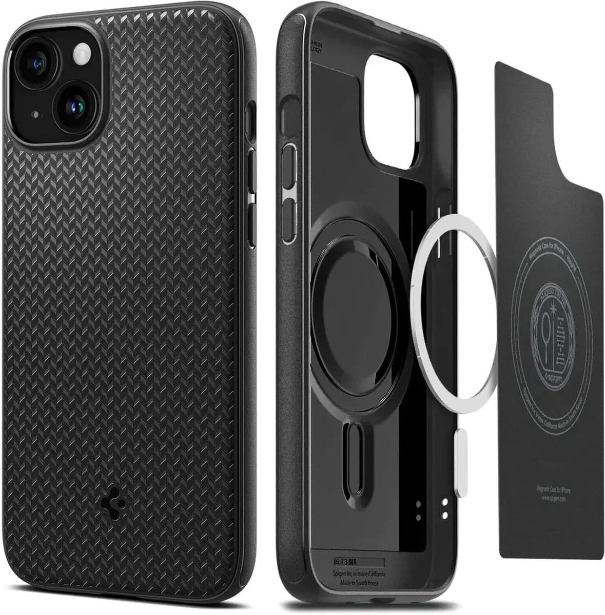Spigen Mag Armor MagSafe - matte black - iPhone 15