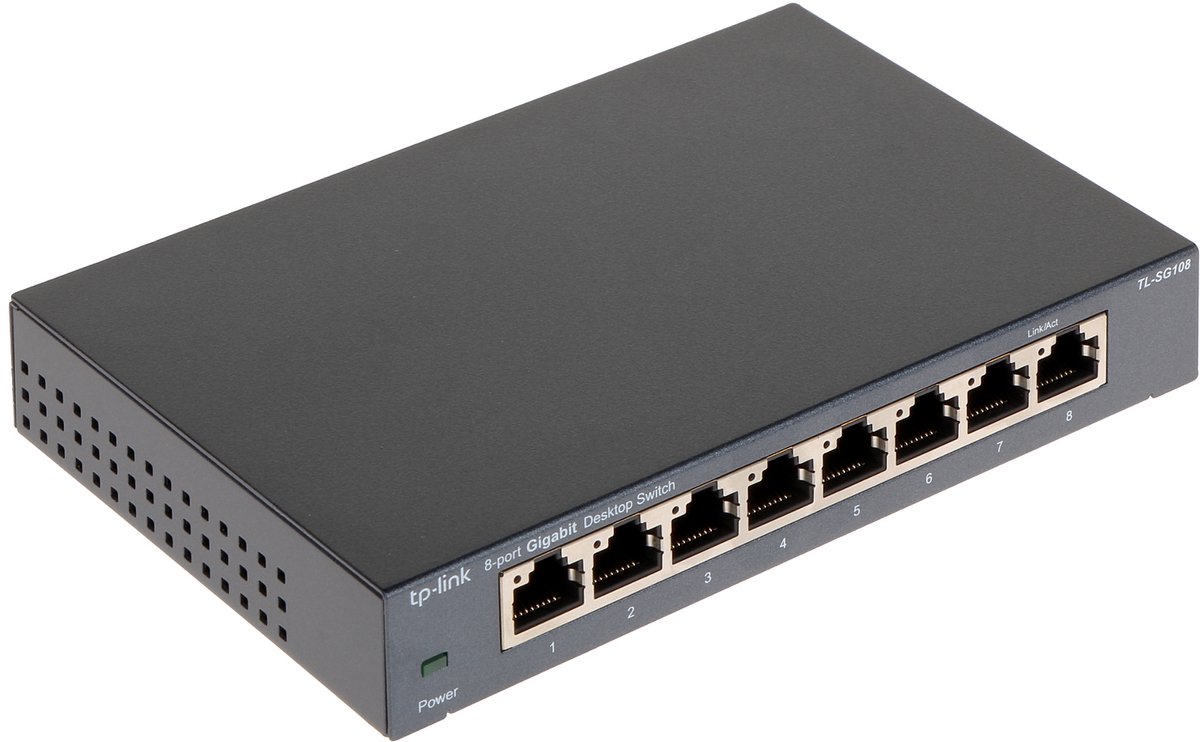 TP-Link TL-SG108 8-Port 10/100/1000Mbps Desktop Switch