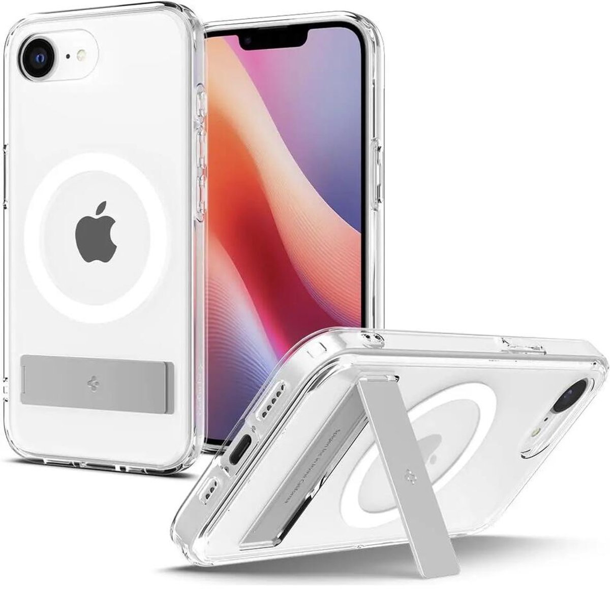 Spigen Ultra Hybrid S MagSafe - clear white - iPhone 17e/16e