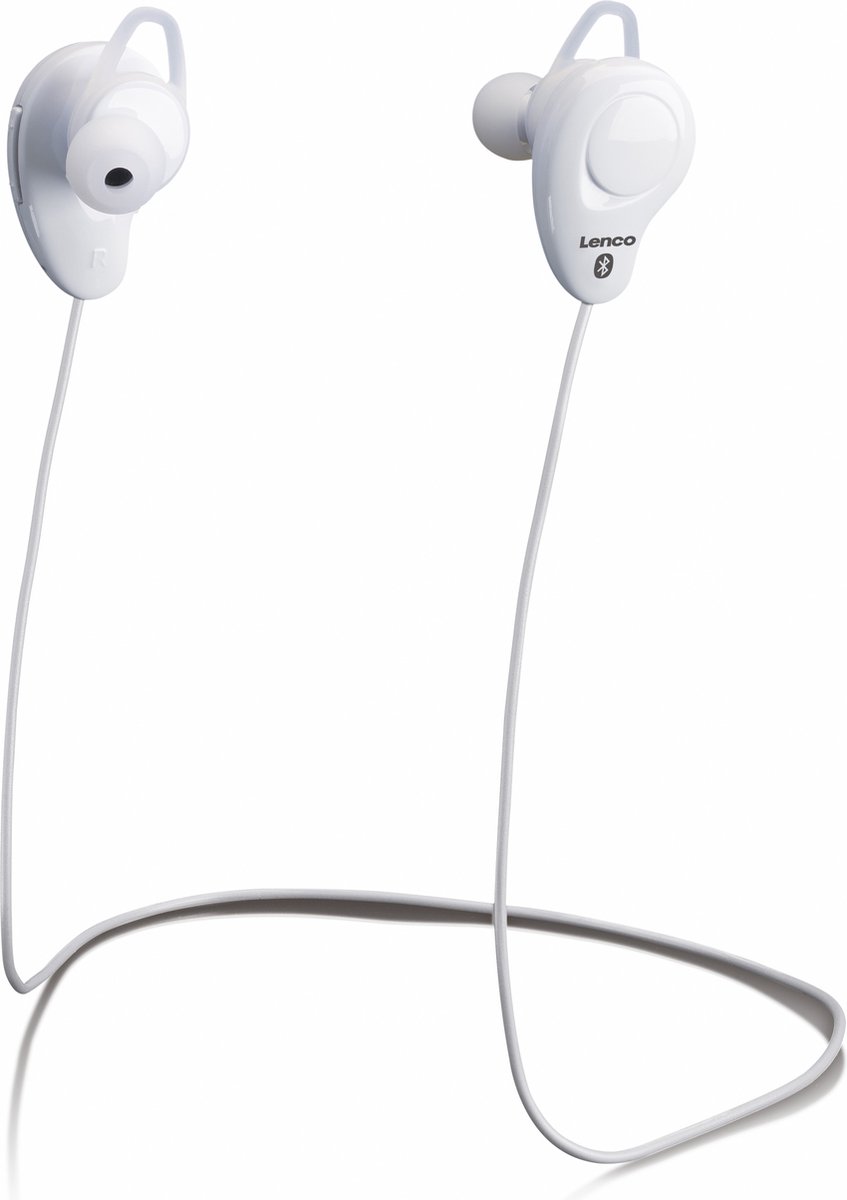 Lenco EPB-015WH - Wireless in-ear headset - White