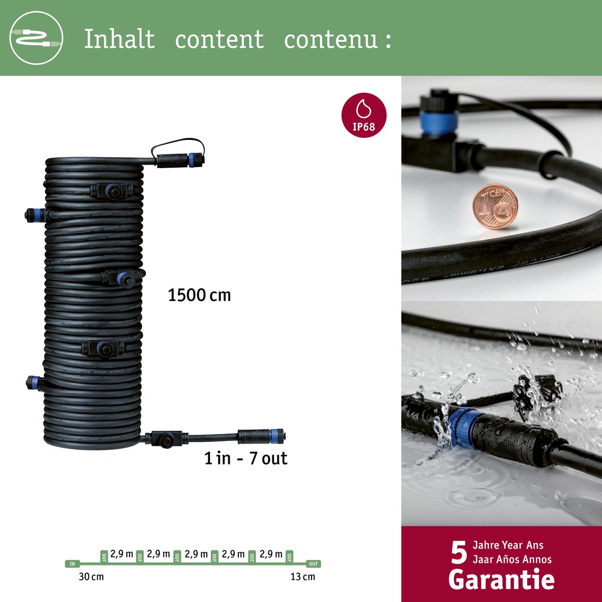 Système déclairage Plug&Shine Paulmann 93931 93931 N/A noir
