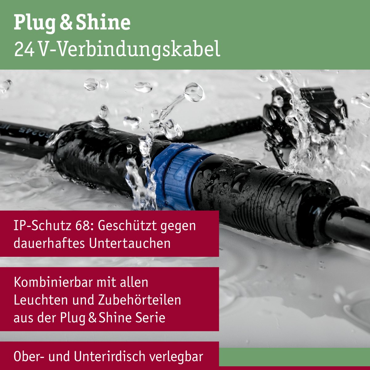 Système déclairage Plug&Shine Paulmann 93930 93930 N/A noir