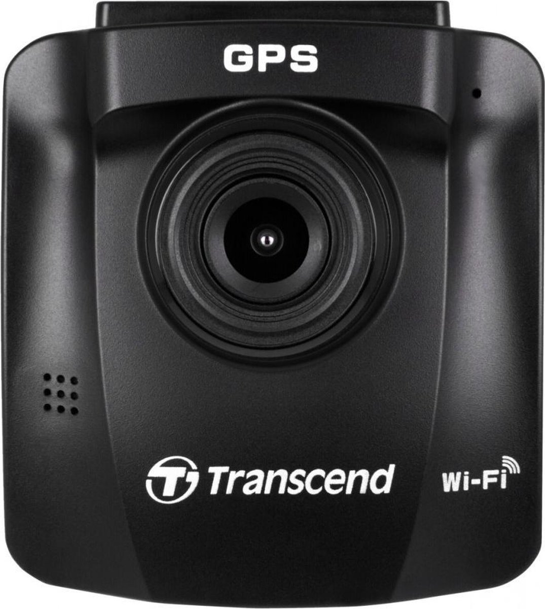 Caméra embarquée + GPS Transcend DrivePro 230Q Angle de vue horizontal=130 ° 12 V batterie, microphone intégré, Wi-Fi, avertisseur dinclinaison, avec écran