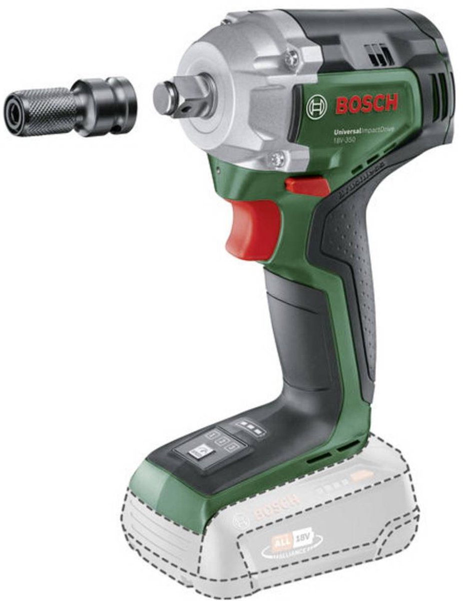 Bosch Home and Garden UniversalImpactDrive 18V-350 0603980304 Visseuse à chocs sans fil 350 Nm 18 V Nombre d’accus fournis 0 sans batterie