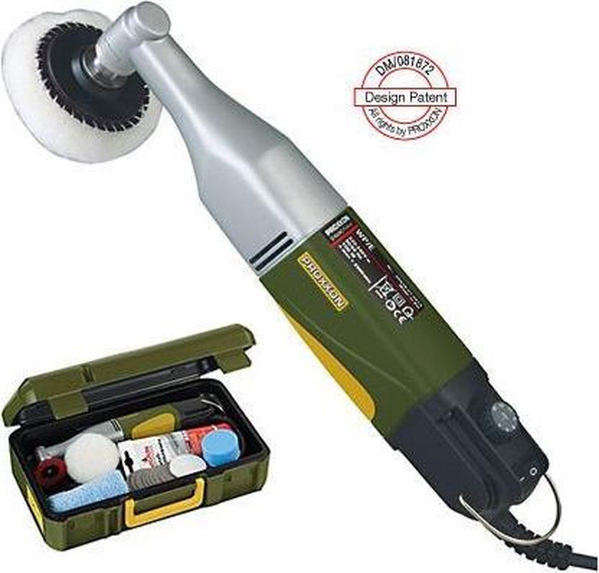 Polisseuse dangle + accessoires 18 pièces Proxxon Micromot WP/E 28660 100 W
