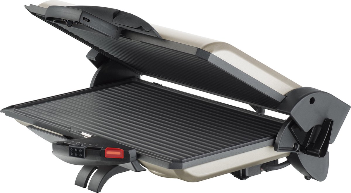 Steba PG 4.4 électrique Grill à contact avec réglage manuel de la température champagne, noir