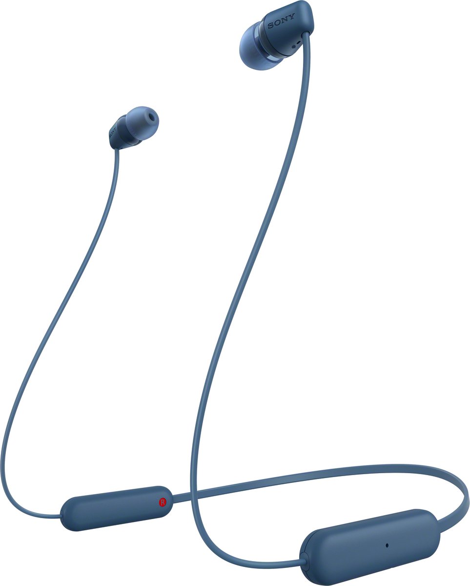 Sony WI-C100 - Wireless In-ear Headphones - Blue