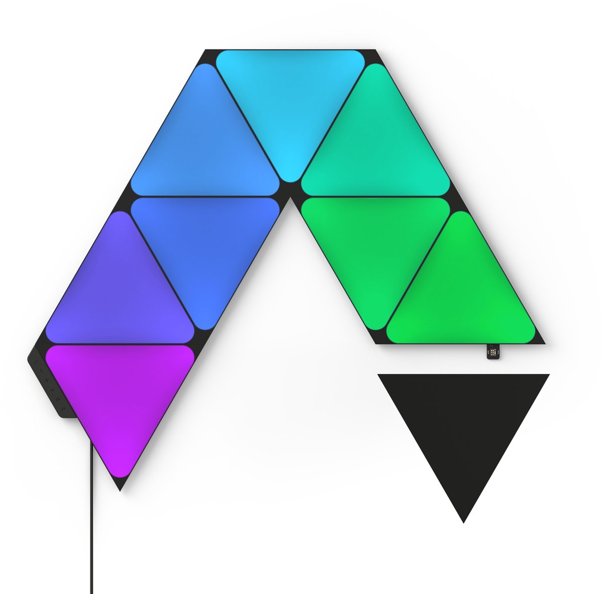 Nanoleaf Shapes Limited Edition Ultra Black Triangles Starter Kit (9 Panels)
