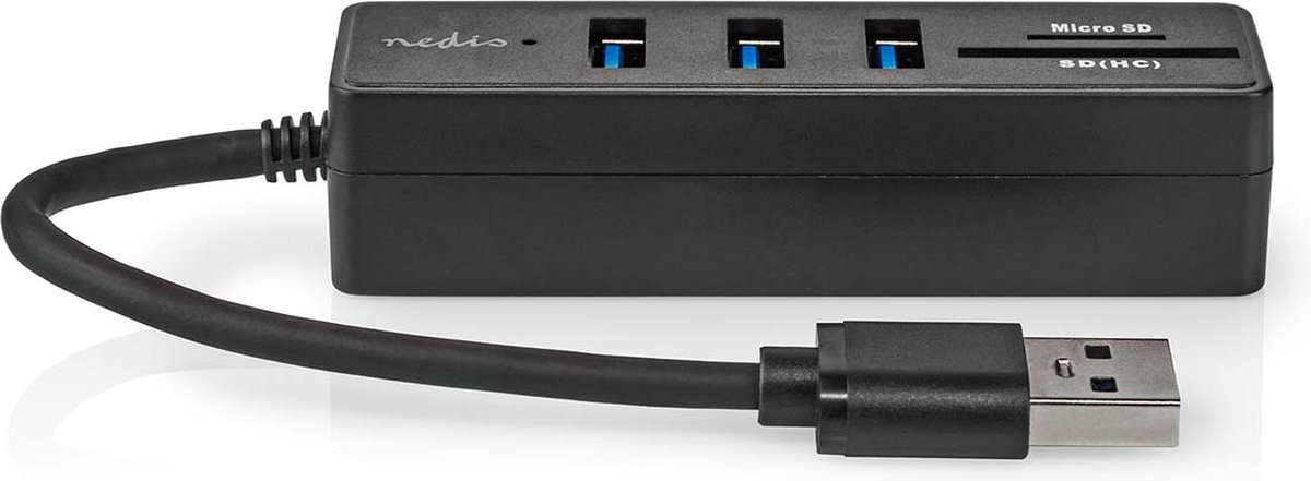 Nedis CCGB61250BK01 interface hub USB hub - USB 3.2