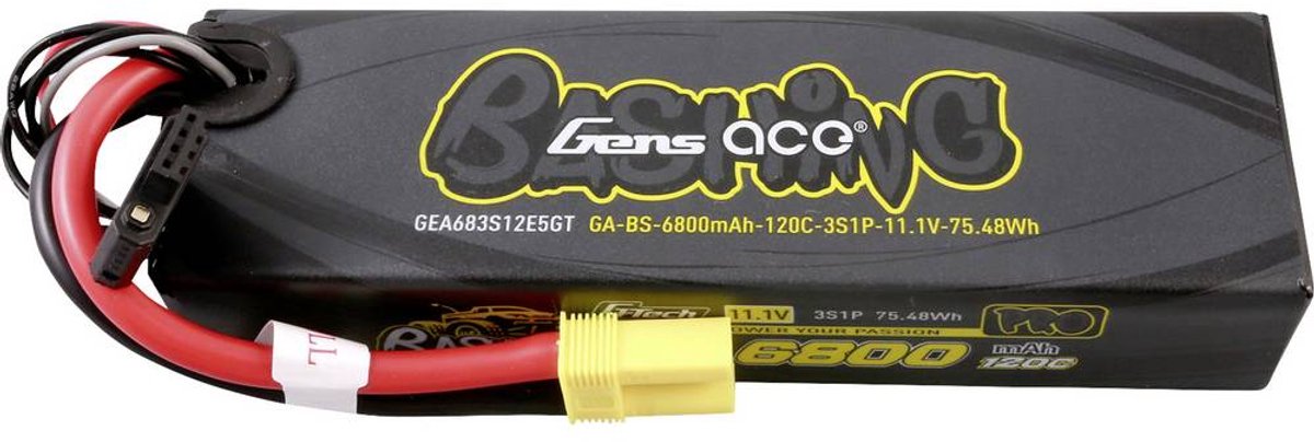 Gens ace Pack de batterie (LiPo) 11.1 V 6800 mAh hardcase EC5