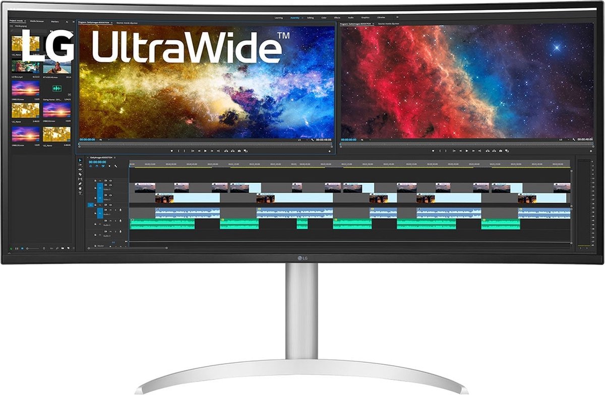 38" LG 38BQ85C-W - 3840x1600 (WQHD+) - 75Hz - IPS - 90W USB-C