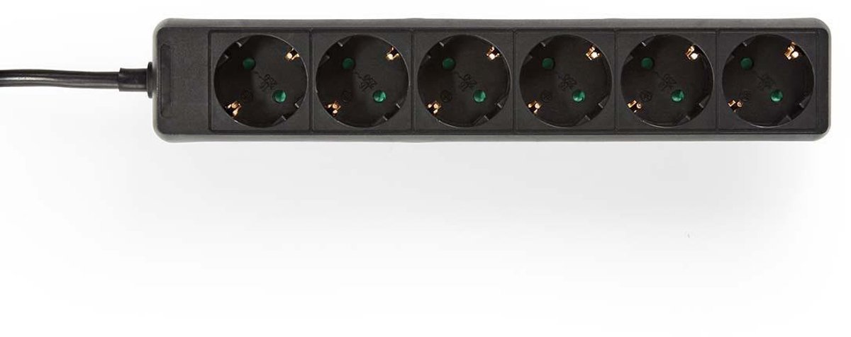Pro AC power strip - 3m - Sort