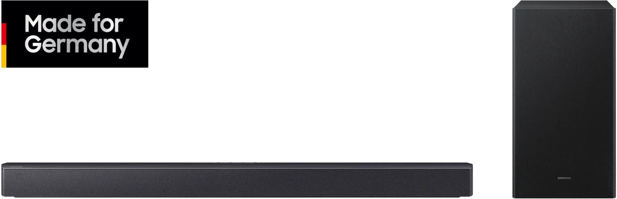 Samsung B-Serie HW-B460GF 2.1 Barre de son noir Bluetooth®, WiFi, avec subwoofer sans fil