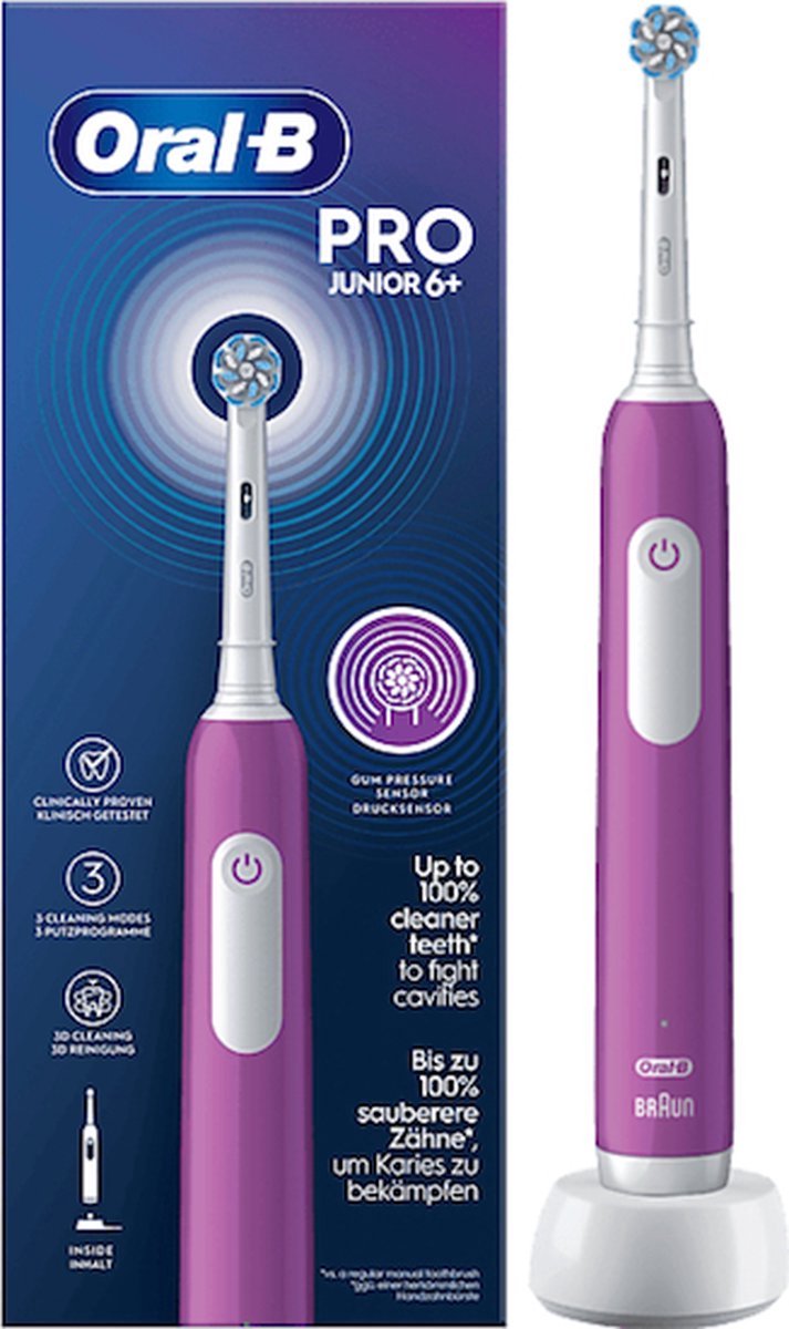 Oral-B Pro Junior 6+ 742891 Brosse à dents électrique pour enfants lilas