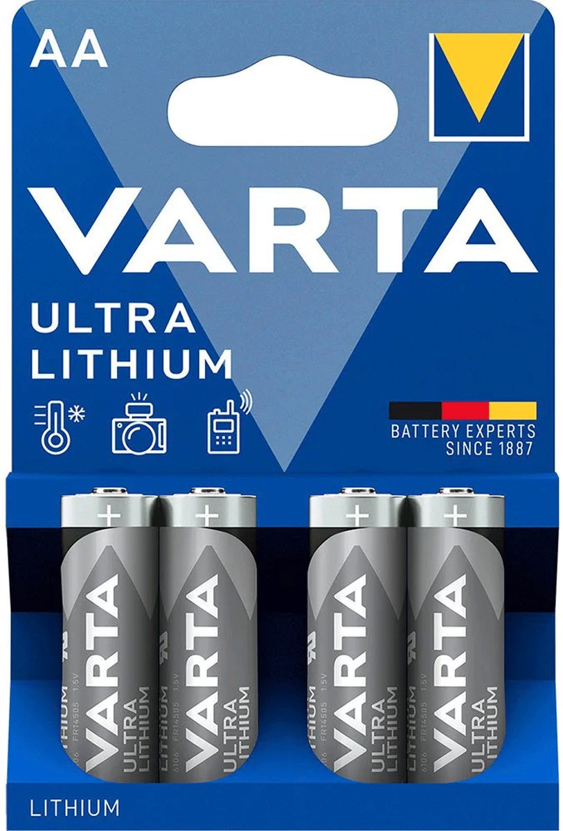 VARTA Ultra Lithium - AA (4-Pack)