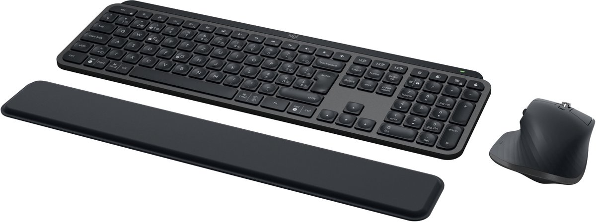 Logitech MX Keys Combo For Business Gen 2 (CH) - Tastatur & Mus sæt - Schweizisk - Sort