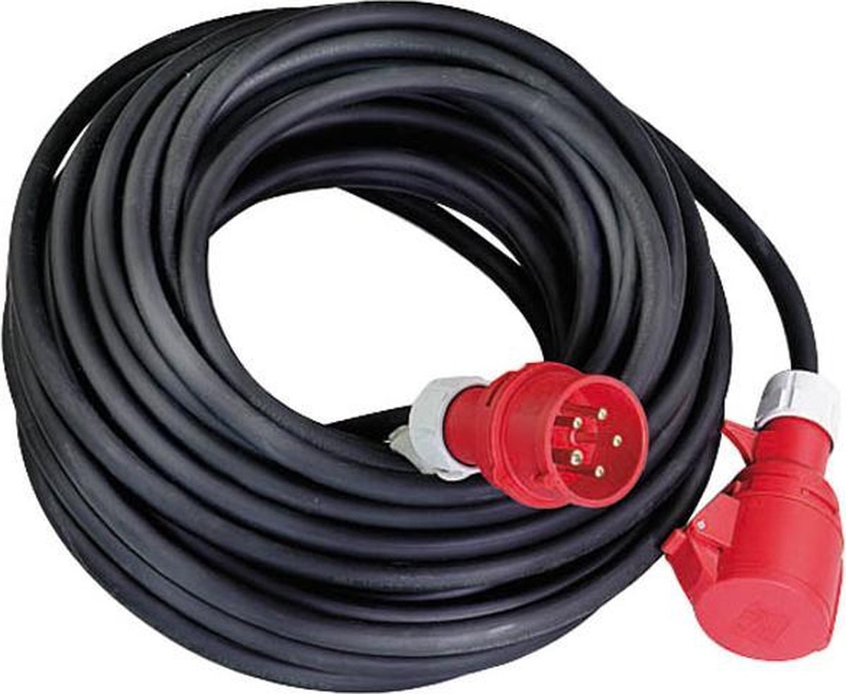 AS Schwabe 60366 alimentation Rallonge 16 A noir 10.00 m H07RN-F 5G 1,5 mm²