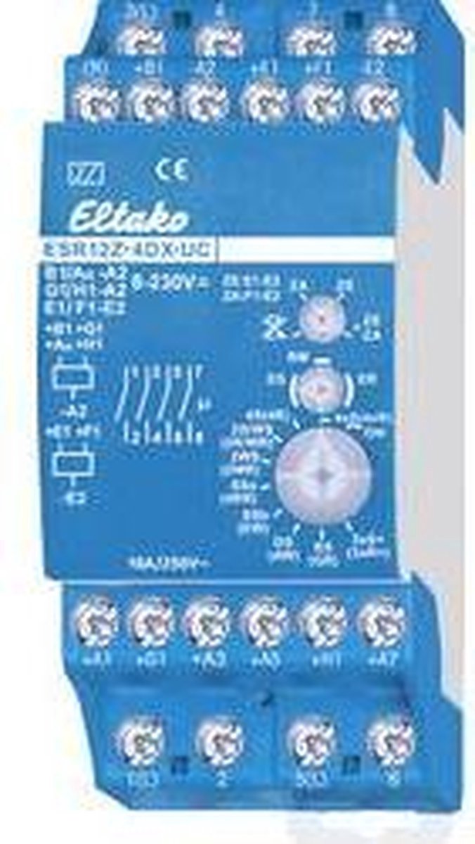 Télérupteur pour profilé Eltako ESR12Z-4DX-UC 4 NO (T) 230 V 8 A 2000 W 1 pc(s)