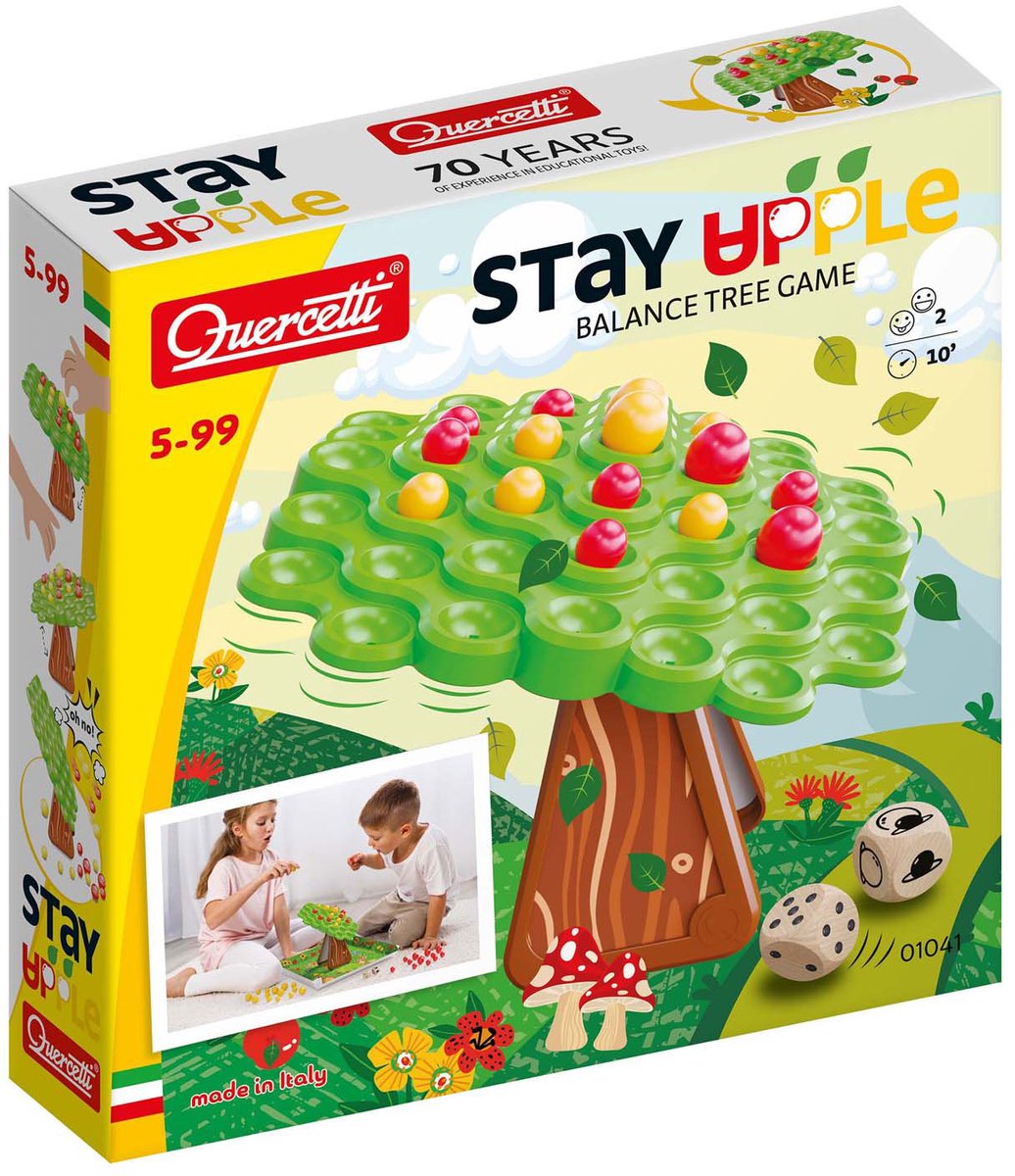 Quercetti Stay Apple! Balancespil