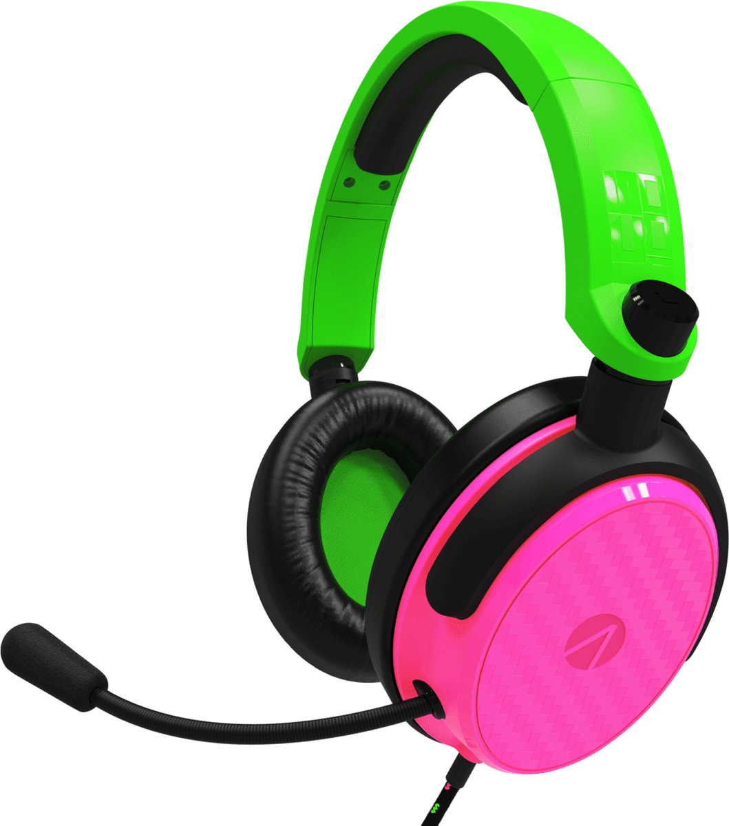 STEALTH C6-100 - Neon Green / Pink - Wired Headset - Sony PlayStation 4