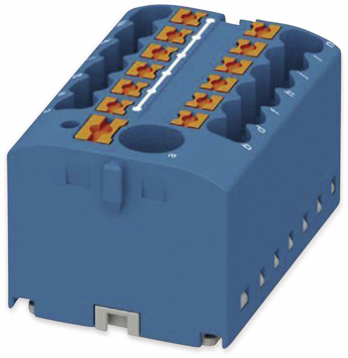 Phoenix Contact 3273354 Bloc de distribution 40.6 mm ressort de traction bleu 8 pc(s) Piece