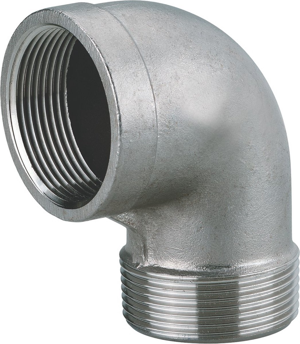 Metabo 628802000 Raccord coudé 56,7 mm (2) (filet int.), 59,62 mm (2) (filet ext.) acier inoxydable