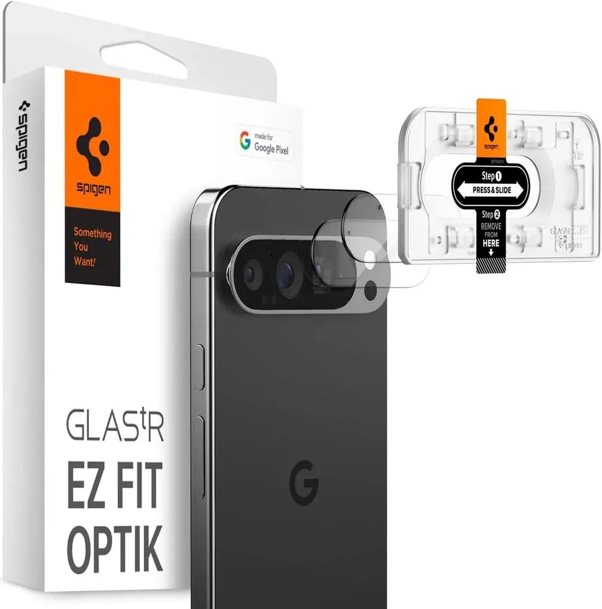 Spigen Glass tR EZ Fit Optik 2 Pack - crystal clear - Google Pixel 9 Pro XL