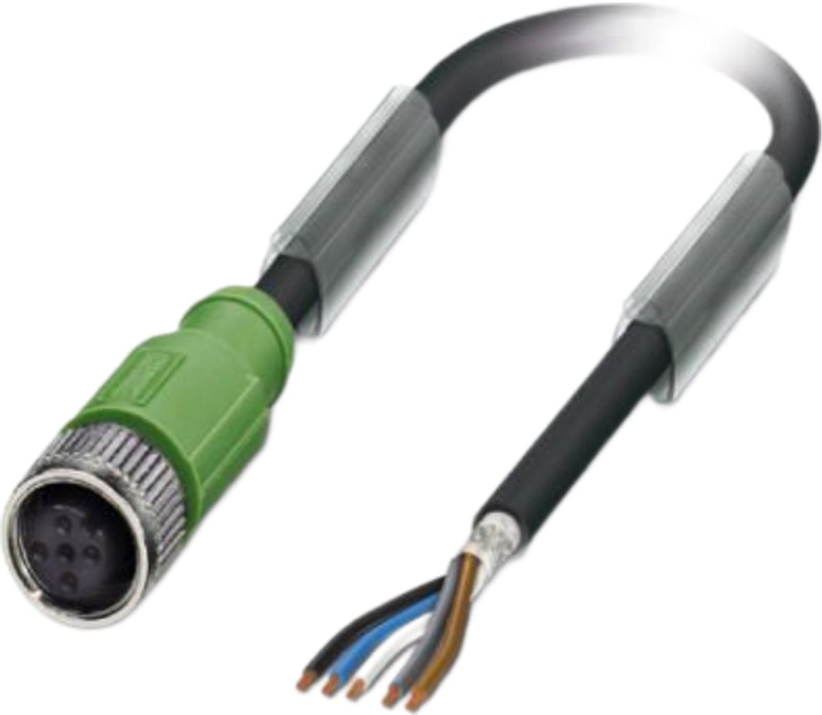 Câble pour capteurs/actionneurs Phoenix Contact SAC-5P-10,0-PUR/M12FS SH 1500758 Contenu: 1 pc(s)