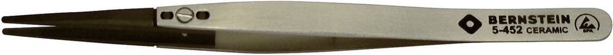 BERNSTEIN Tools for Electronics 5-452-0 Pince brucelle avec pointe remplaçable