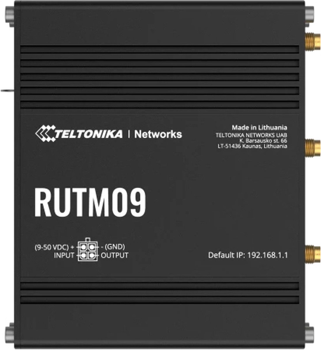 Teltonika RUTM09 4G LTE Router (RUTM09000000 / Standard package with EU PSU) - Router