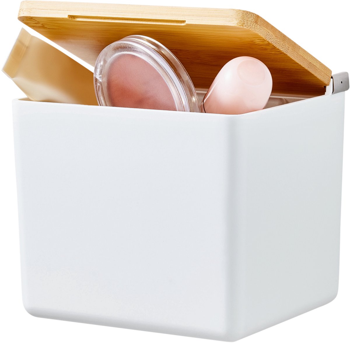 tesa BABOO White Plastic Bathroom Organizer