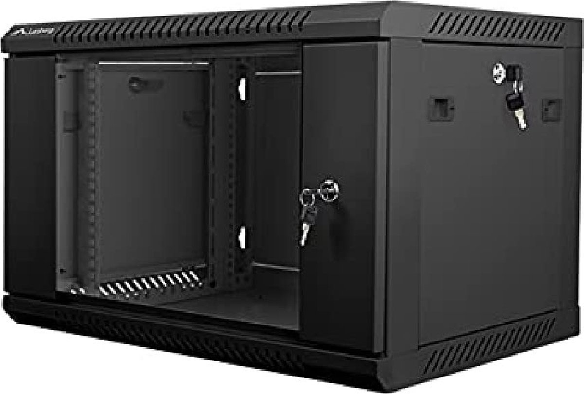 Lanberg WF01-6406-10B - 6U - Wall Mount Rack Cabinet