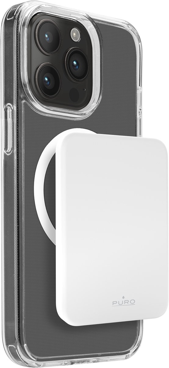 Puro PURO Power Bank Wireless "Mini Power Mag" 4200 mAh til iPhone - 4200 mAh