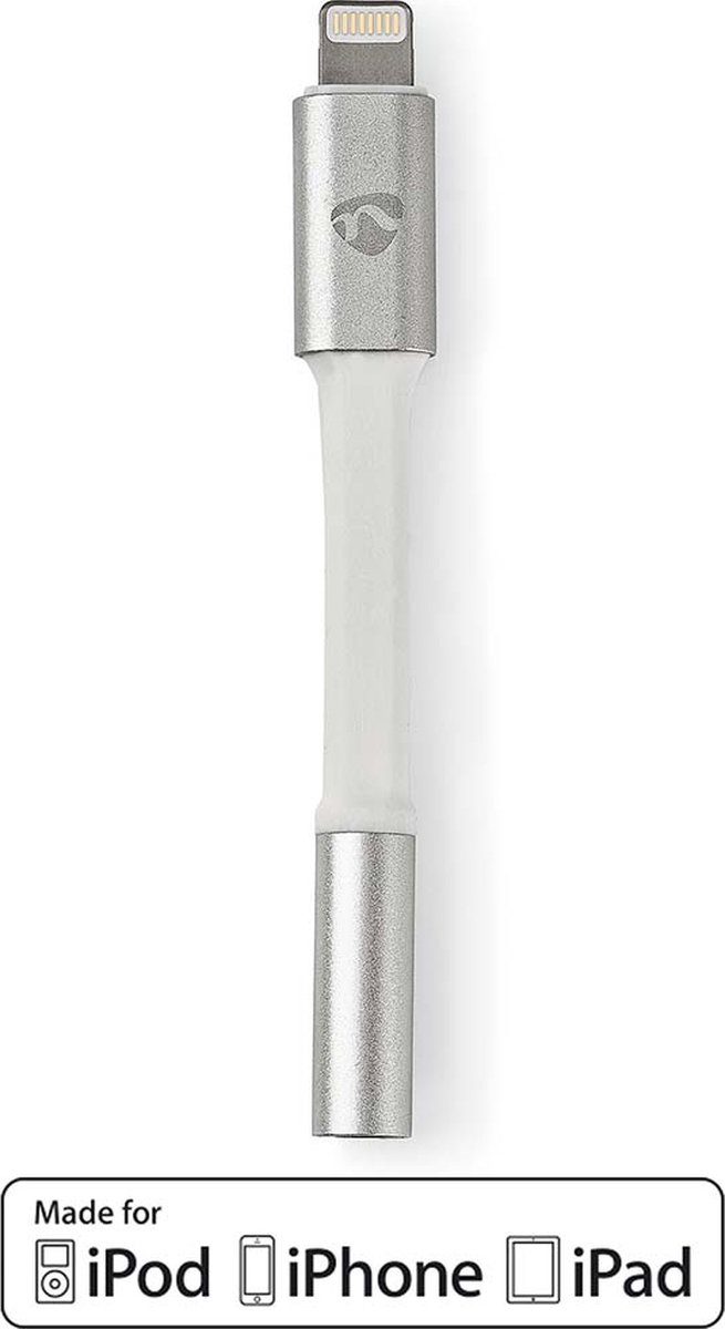 Nedis Lightning to headphone jack adapter - 15 cm