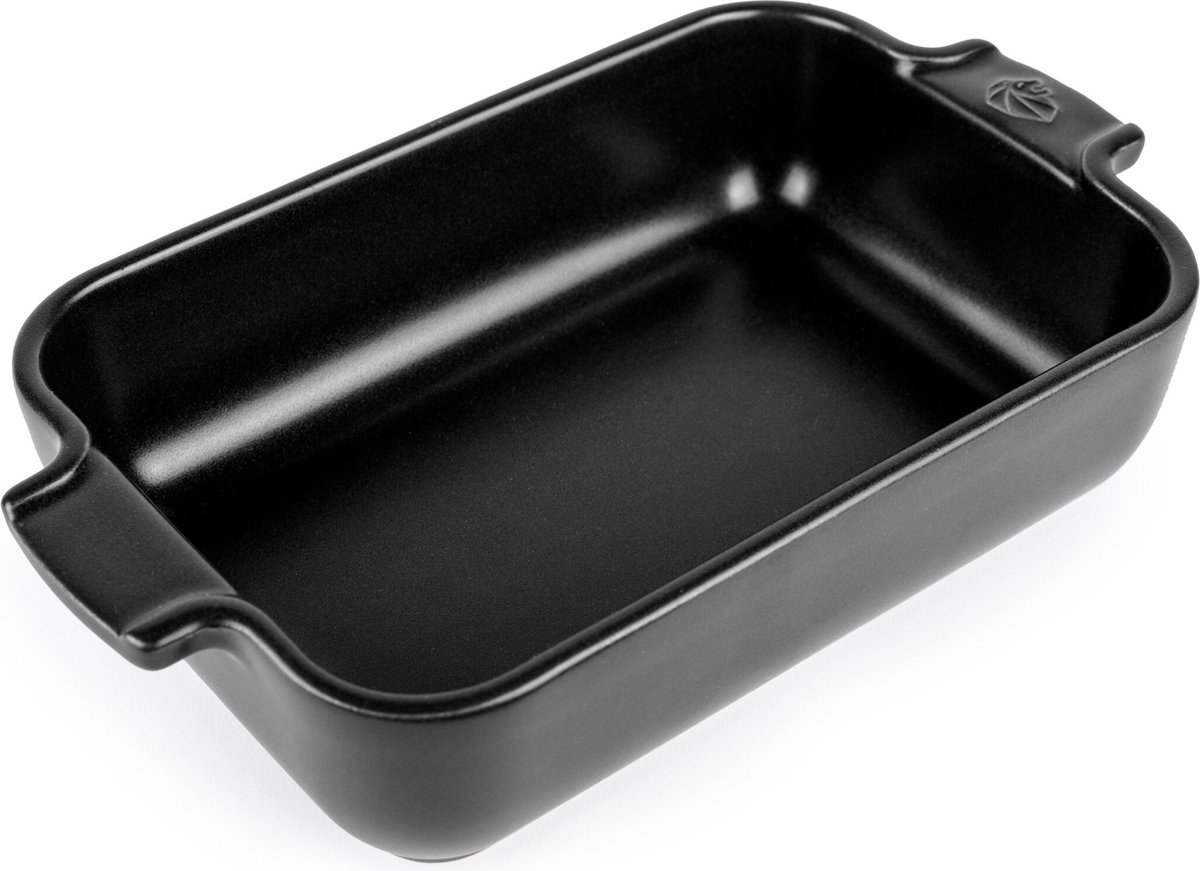 Peugeot Appolia ovnfad rektangulært 22 cm sort satin