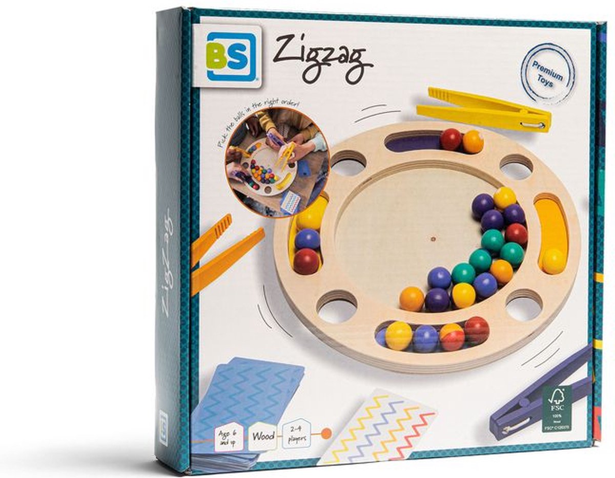 BS Toys Zigzag Wood - Children's Game