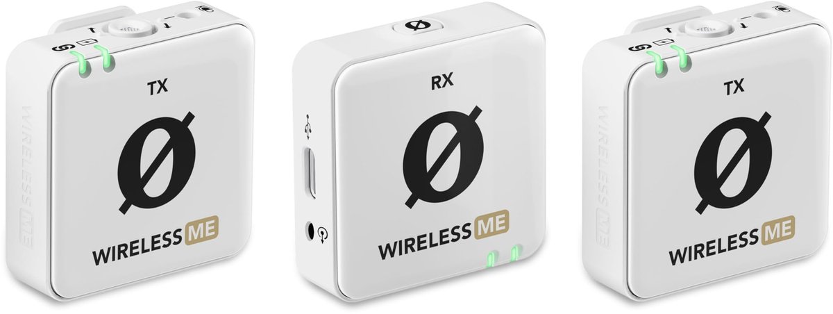 Micro-cravate Micro Rode Wireless ME Dual Type de transmission (détails):radio avec câble, avec bonnette anti-vent, avec sacoche, avec pince