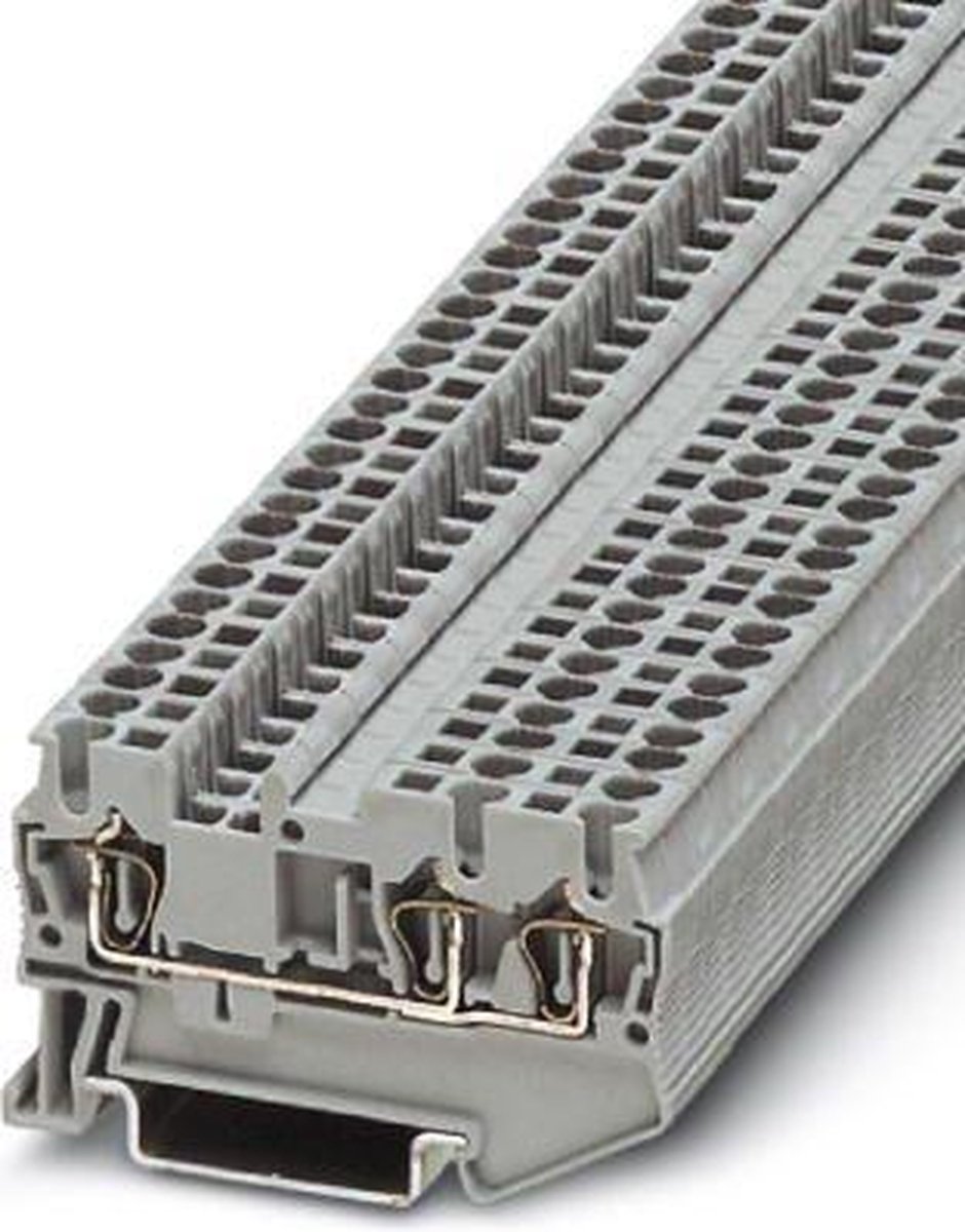Bloc de jonction simple Phoenix Contact ST 2,5-TWIN 3031241 gris 50 pc(s)