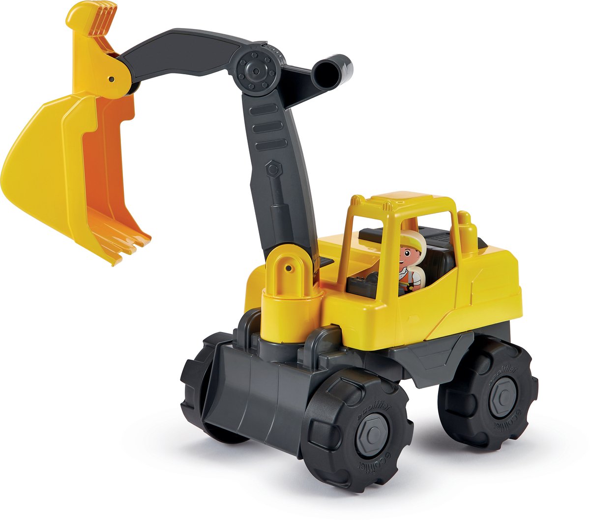 Ecoiffier Excavator with Play Figure 35.5cm