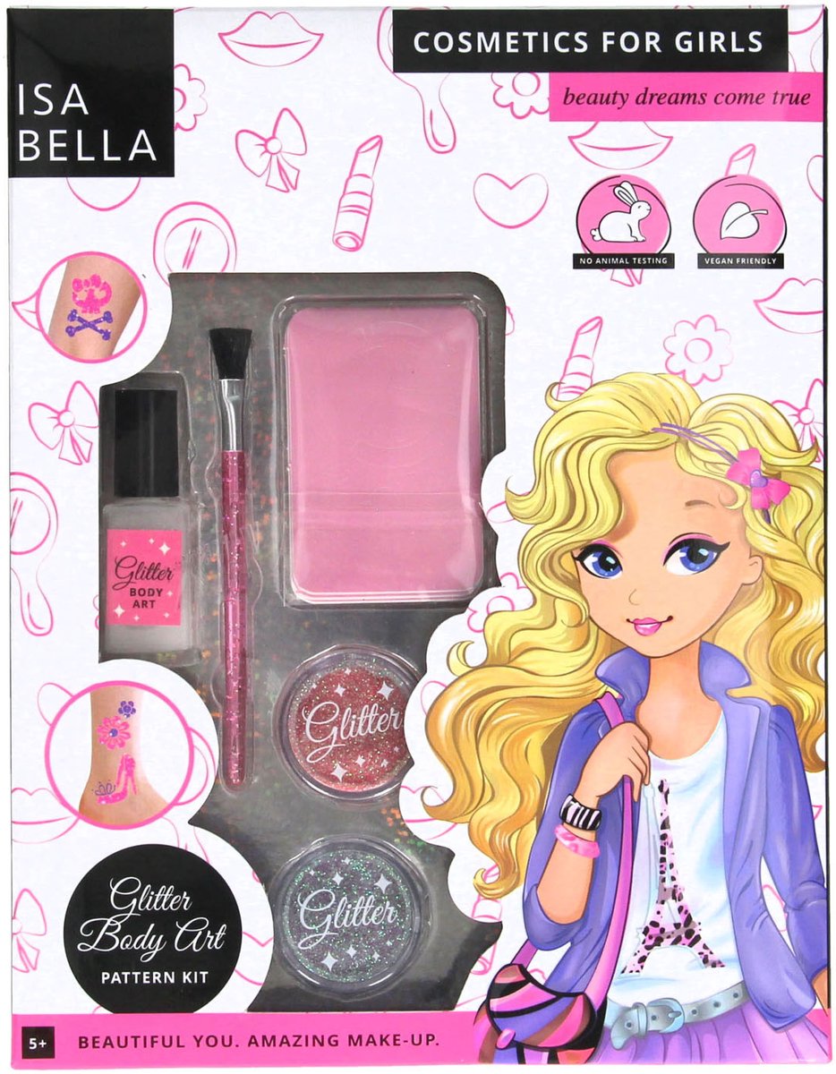 Johntoy Isabella Body Art Glitters with Patterns