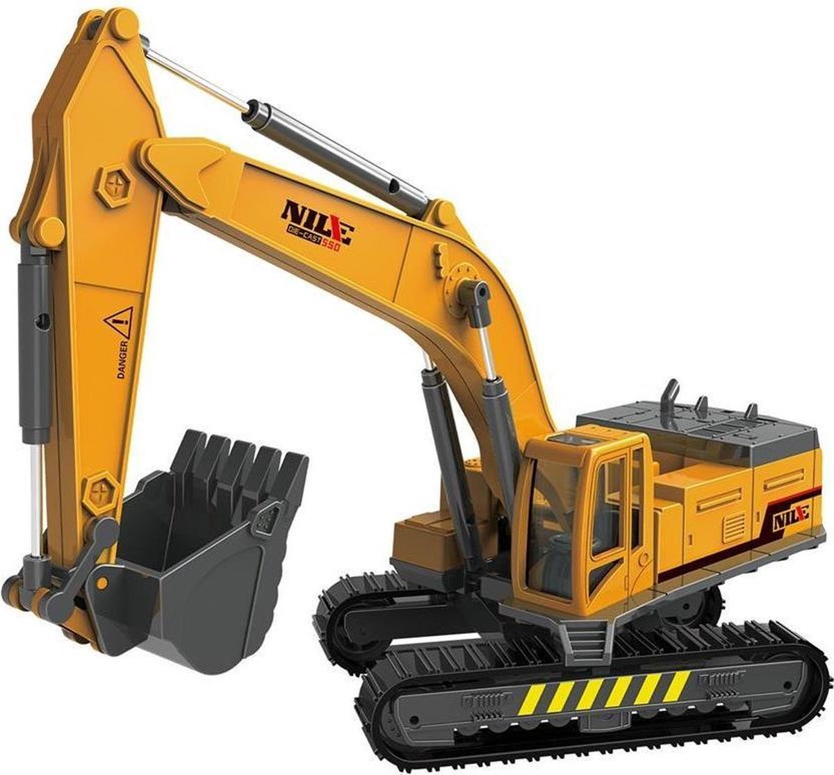 Johntoy - Excavator Yellow 1:55