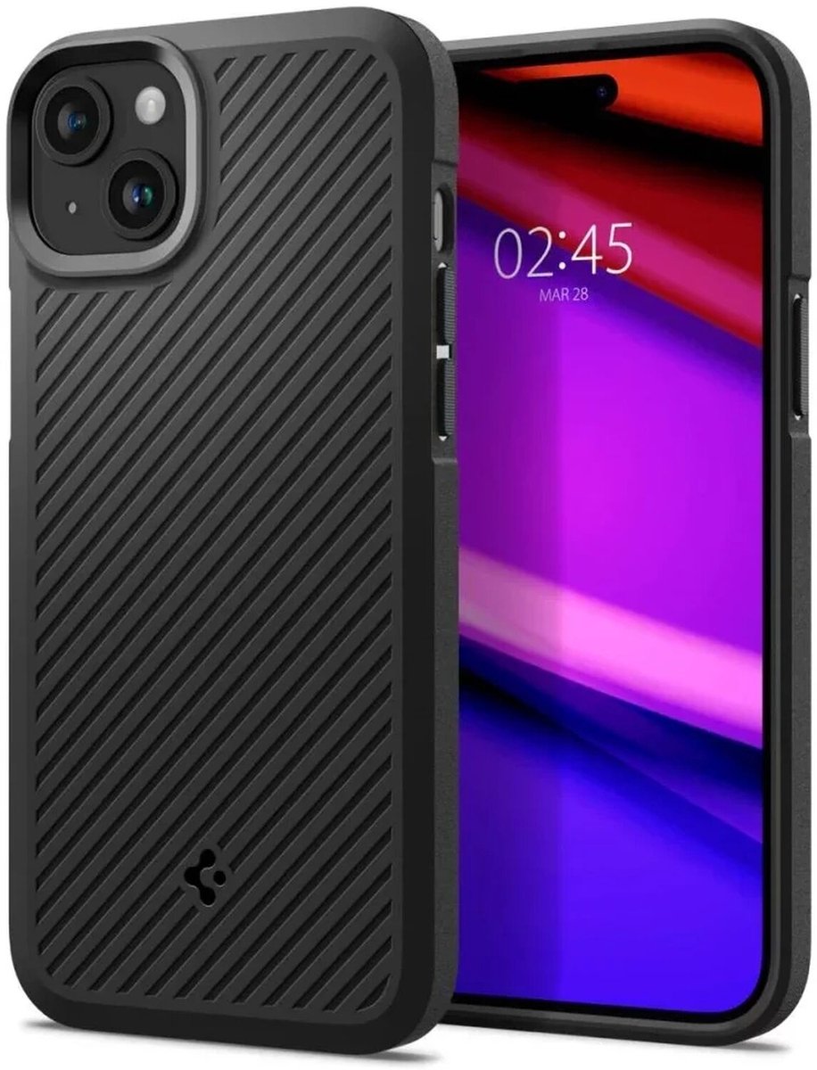 Spigen Core Armor - matte black - iPhone 15