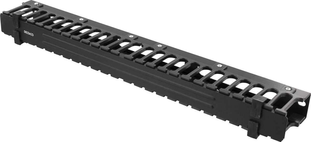 Deltaco 19-19 - 1U - Cable Management Panel