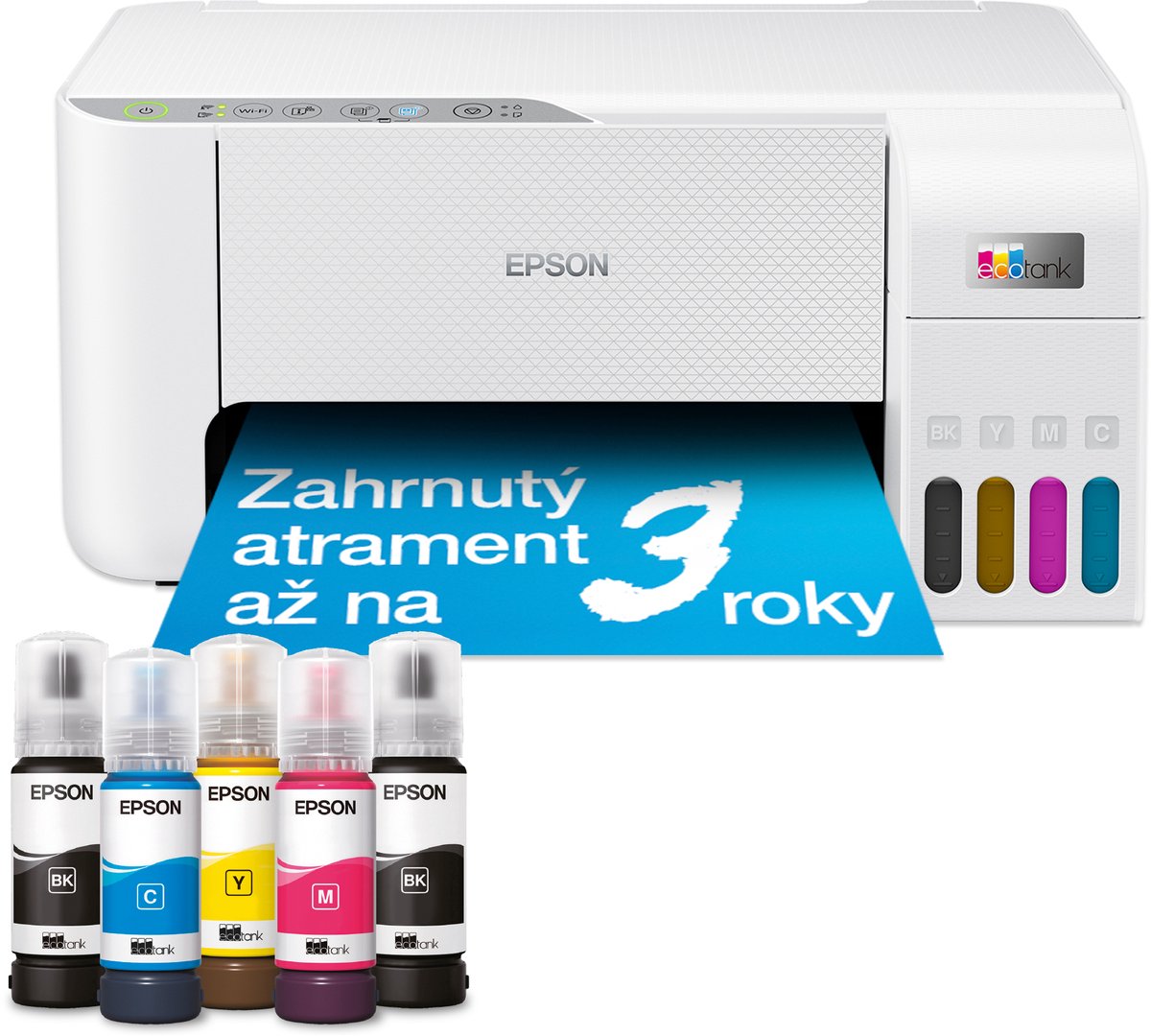 Epson EcoTank L3276 Multifunktion - Farve - Blæk