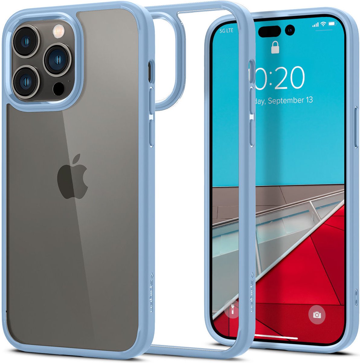 Spigen Crystal Hybrid - sierra blue - iPhone 14 Pro Max